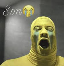 crying meme face captioned son